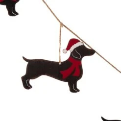 Glitzhome® 6ft. Christmas Dog Garland, 2ct. -Michaels Store D445236S 5