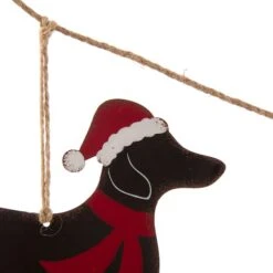 Glitzhome® 6ft. Christmas Dog Garland, 2ct. -Michaels Store D445236S 6