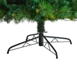 8ft. Pre-Lit West Virginia Mixed Pine Artificial Christmas Tree With Pinecones, Clear LED Lights -Michaels Store D478804S 6