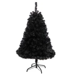 4ft. Pre-Lit Black Artificial Christmas Tree, Clear LED Lights -Michaels Store D478813S 3