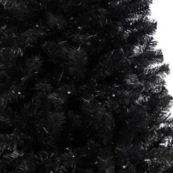6ft. Pre-Lit Black Artificial Christmas Tree, Clear LED Lights -Michaels Store D478816S 5