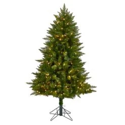 5ft. Pre-Lit Vermont Spruce Artificial Christmas Tree, Color Changing LED Lights