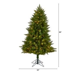 5ft. Pre-Lit Vermont Spruce Artificial Christmas Tree, Color Changing LED Lights 18 5ft. Pre-Lit Vermont Spruce Artificial Christmas Tree, Color Changing LED Lights -Michaels Store D478841S 2