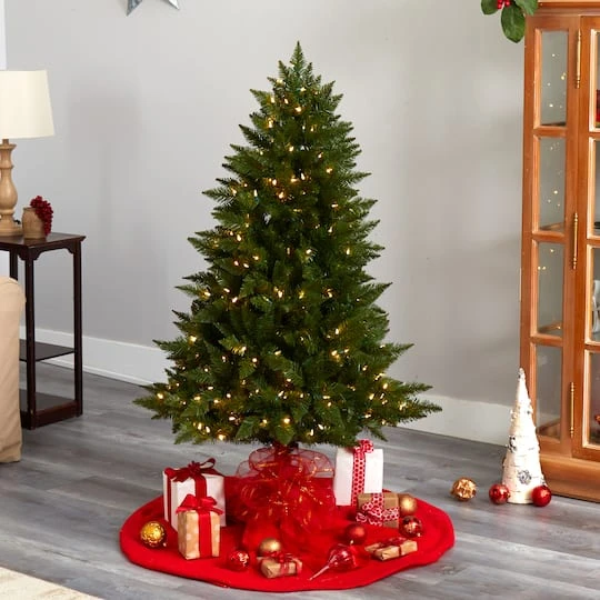 5ft. Pre-Lit Vermont Spruce Artificial Christmas Tree, Color Changing LED Lights 3 5ft. Pre-Lit Vermont Spruce Artificial Christmas Tree, Color Changing LED Lights - Image 3