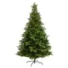 9ft. Pre-Lit North Carolina Spruce Artificial Christmas Tree, Clear LED Lights