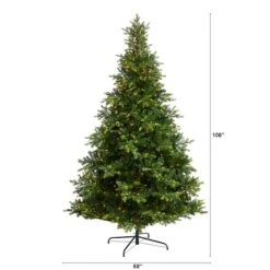 9ft. Pre-Lit North Carolina Spruce Artificial Christmas Tree, Clear LED Lights -Michaels Store D478892S 2