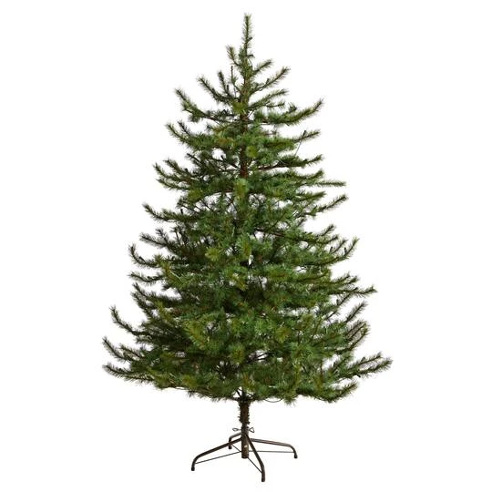 6ft. Pre-Lit Vancouver Mountain Pine Artificial Christmas Tree, Clear Lights 4 6ft. Pre-Lit Vancouver Mountain Pine Artificial Christmas Tree, Clear Lights - Image 4