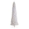 12ft. Pre-Lit Slim White Artificial Christmas Tree, Warm White LED Lights