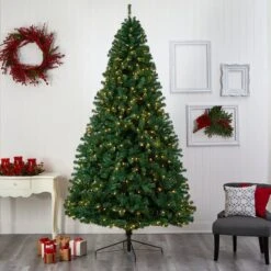 9ft. Pre-Lit Northern Tip Artificial Christmas Tree, Clear LED Lights 13 9ft. Pre-Lit Northern Tip Artificial Christmas Tree, Clear LED Lights -Michaels Store D478935S 7