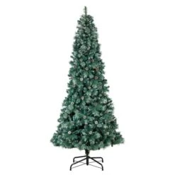 9ft. Pre-Lit Frosted British Columbia Mountain Pine Artificial Christmas Tree, Clear Lights -Michaels Store D478951S 3