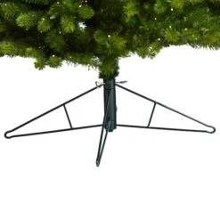 9.5ft. Pre-Lit Slim Colorado Mountain Spruce Artificial Christmas Tree, Multifunction White Micro LED Lights -Michaels Store D478962S 5