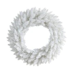 24" Pre-Lit Colorado Spruce Christmas Wreath -Michaels Store D478974S 3