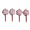 4ct. 7" Shatterproof Christmas Candy Cane Deluxe Ornaments