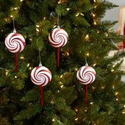 4ct. 7" Shatterproof Christmas Candy Cane Deluxe Ornaments -Michaels Store D479031S 6