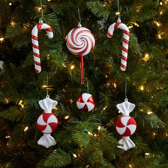 6ct. 7" Shatterproof Christmas Candy Ornaments 6 6ct. 7" Shatterproof Christmas Candy Ornaments - Image 6