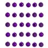 30ct. 2.5" Purple Shatterproof Christmas Ornaments