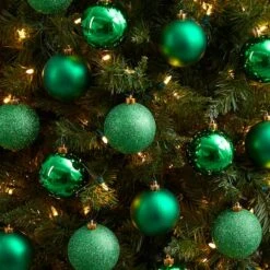 20ct. 3" Green Shatterproof Christmas Ornaments 9 20ct. 3" Green Shatterproof Christmas Ornaments -Michaels Store D479047S 4