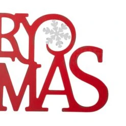 Glitzhome® 24" Red Merry Christmas Metal Wall Décor -Michaels Store D479420S 6