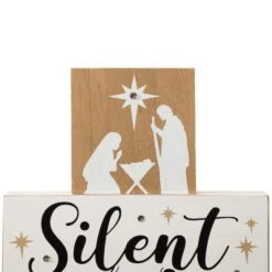 Glitzhome® 12" LED Lighted Nativity Block Word Sign -Michaels Store D479430S 7