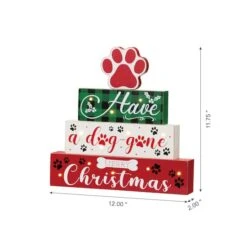 Glitzhome® 12" LED Lighted Pet Block Word Sign -Michaels Store D479431S 5