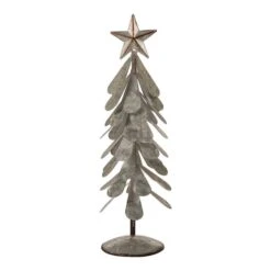 Glitzhome® Galvanized Metal Christmas Tree Table Décor Set -Michaels Store D479432S 4