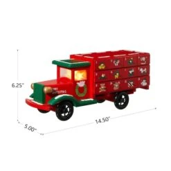 Glitzhome® 14.5" Christmas Truck Countdown Décor 15 Glitzhome® 14.5" Christmas Truck Countdown Décor -Michaels Store D479444S 6