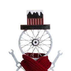 Glitzhome® 34" Lighted LED Metal Snowman Porch Décor -Michaels Store D479464S 7