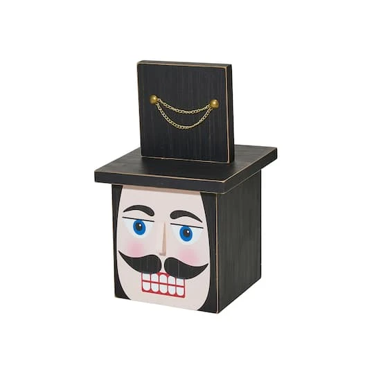 Glitzhome® 36" Wooden Block Nutcracker Porch Décor 8 Glitzhome® 36" Wooden Block Nutcracker Porch Décor - Image 8