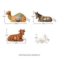 Glitzhome® 16" Oversized Nativity Figurine Set -Michaels Store D479480S 7