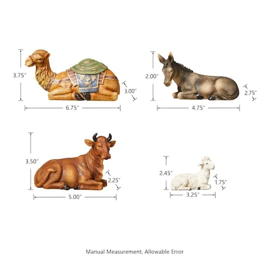 Glitzhome® 10" Nativity Figurine Set 8 Glitzhome® 10" Nativity Figurine Set - Image 8