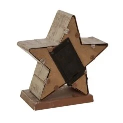 Glitzhome® 8" Marquee LED Christmas Tree & Star Wooden & Metal Stocking Holder Set -Michaels Store D479484S 4