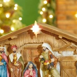 Glitzhome® 9" Nativity Décor -Michaels Store D479485S 5