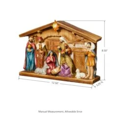 Glitzhome® 9" Nativity Décor -Michaels Store D479485S 7