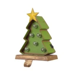 Glitzhome® 7" Marquee LED Snowman Head & Tree Stocking Holder Set 13 Glitzhome® 7" Marquee LED Snowman Head & Tree Stocking Holder Set -Michaels Store D479486S 4