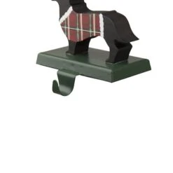 Glitzhome® 6" Wooden & Metal Dachshund Stocking Holder 9 Glitzhome® 6" Wooden & Metal Dachshund Stocking Holder -Michaels Store D479492S 4