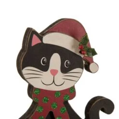Glitzhome® 8" Wooden & Metal Cat & Dog Stocking Holder Set -Michaels Store D479493S 6