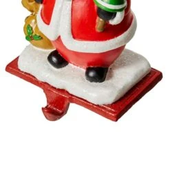 Glitzhome® 7" Santa, Snowman & Penguin Stocking Holder Set -Michaels Store D479500S 8