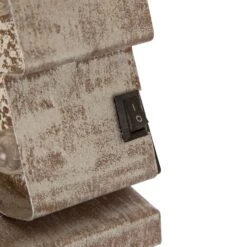 Glitzhome® 8" Marquee LED Wooden & Metal Christmas Tree Stocking Holder Set -Michaels Store D479507S 8