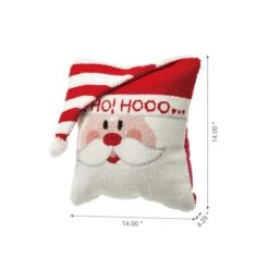 Glitzhome® Hooked 3D Santa Throw Pillow Set 15 Glitzhome® Hooked 3D Santa Throw Pillow Set -Michaels Store D479529S 6
