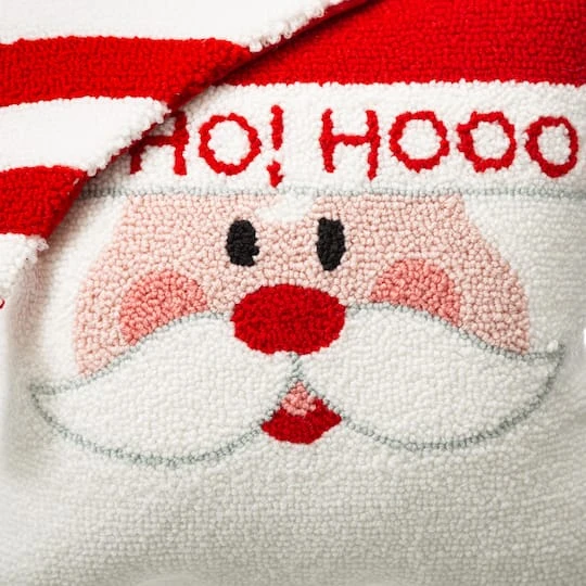 Glitzhome® Hooked 3D Santa & Snowman Throw Pillow Set 6 Glitzhome® Hooked 3D Santa & Snowman Throw Pillow Set - Image 6