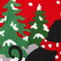 Glitzhome® Hooked Christmas Dog & Cat Throw Pillow Set 14 Glitzhome® Hooked Christmas Dog & Cat Throw Pillow Set -Michaels Store D479539S 5