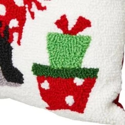 Glitzhome® Hooked Christmas Dog & Cat Throw Pillow Set 17 Glitzhome® Hooked Christmas Dog & Cat Throw Pillow Set -Michaels Store D479539S 8