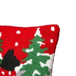 Glitzhome® Hooked Christmas Cat Throw Pillow -Michaels Store D479540S 7