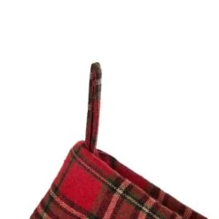 Glitzhome® 21" Red Truck Embroidered Linen Stocking, Set Of 2 -Michaels Store D479588S 6