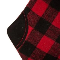 Glitzhome® 21" Black & Red Buffalo Plaid Pompom Stockings, 2ct. -Michaels Store D479589S 5