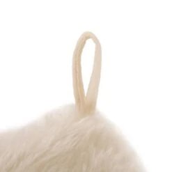 Glitzhome® 21" White Plush Stocking, Set Of 2 14 Glitzhome® 21" White Plush Stocking, Set Of 2 -Michaels Store D479592S 6