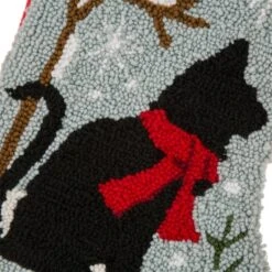 Glitzhome® 20" Cat Hooked Stockings, 2ct. -Michaels Store D479604S 6
