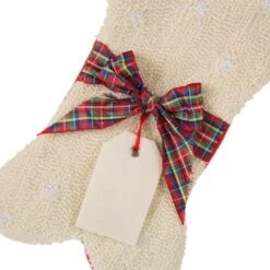Glitzhome® 12.5" Bone Shape Hooked Stockings, 2ct. -Michaels Store D479611S 4