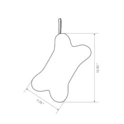 Glitzhome® 12.5" Bone Shape Hooked Stockings, 2ct. -Michaels Store D479611S 8