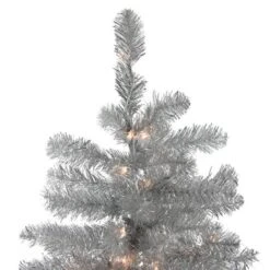 Northlight 7.5ft. Pre-Lit Full Metallic Tinsel Artificial Christmas Tree, Clear Lights -Michaels Store D489949S 12